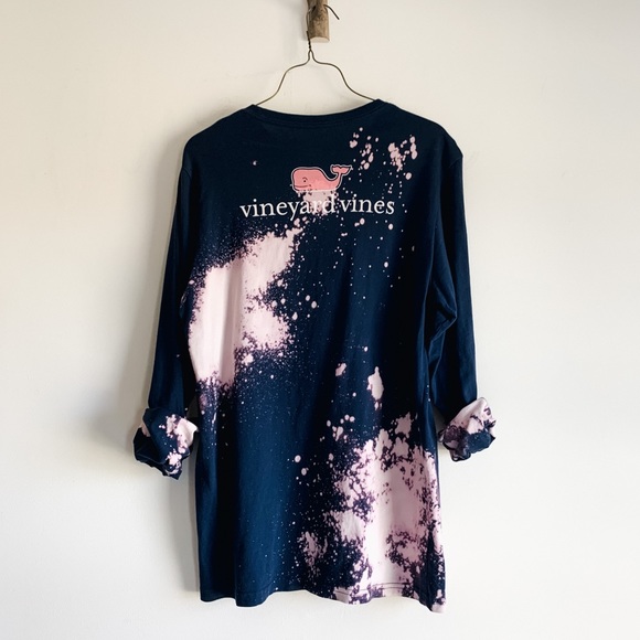 Vineyard Vines Custom Bleached Classic Shirt Top